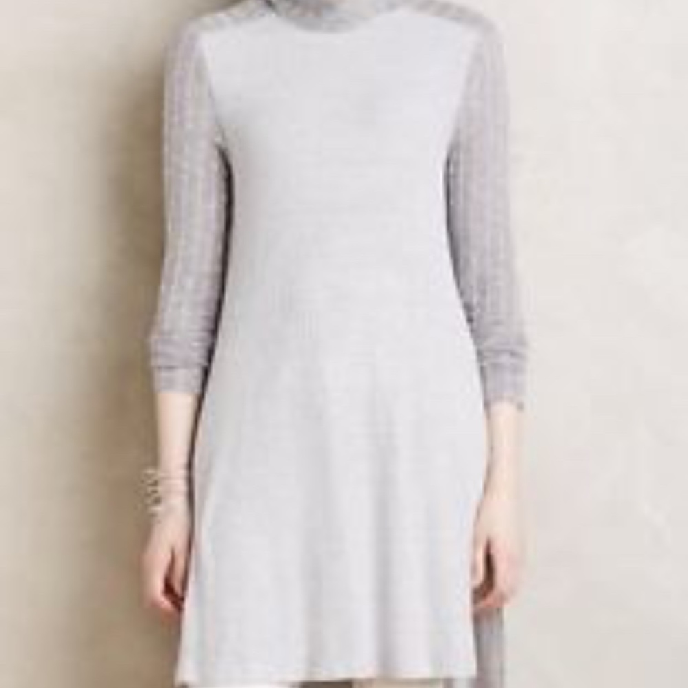 Anthropologie Postmark Ribbed Turtleneck Tunic EUC